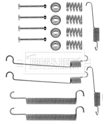 Kit d'accessoires, mâchoire de frein BORG & BECK BBK6103
