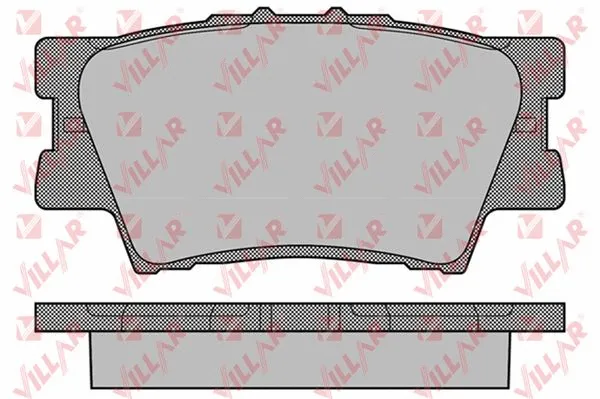 Kit de plaquettes de frein, frein à disque VILLAR 626.1281