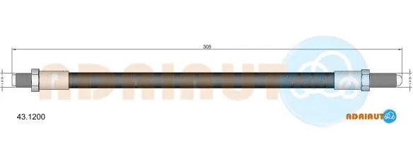 Flexible de frein ADRIAUTO 43.1200