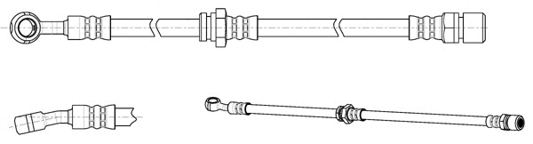 Flexible de frein CEF 512603