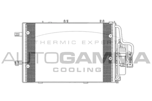 Condenseur, climatisation AUTOGAMMA 103624