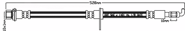 Flexible de frein JURATEK JBH1147L