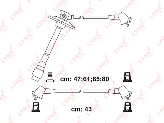 Kit de câbles d'allumage LYNXAUTO SPC7559