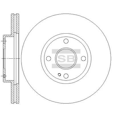 Disque de frein Hi-Q SD5333