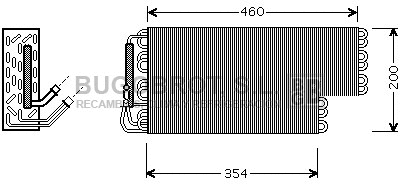 Évaporateur climatisation BUGOBROT 70-MSV384