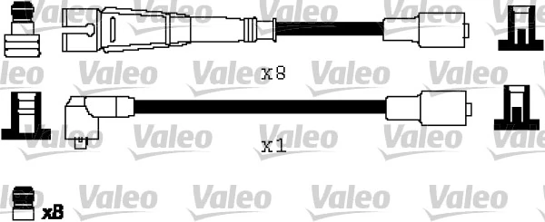 Kit de câbles d'allumage VALEO 346230