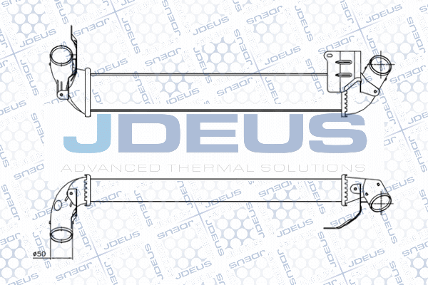 Refroidisseur d'air de suralimentation JDEUS M-823085A