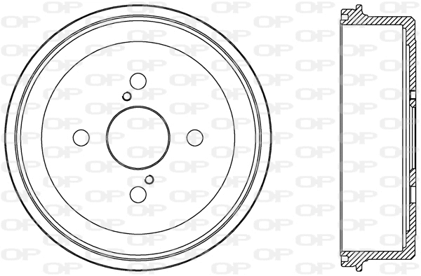 Tambour de frein OPEN PARTS BAD9053.10