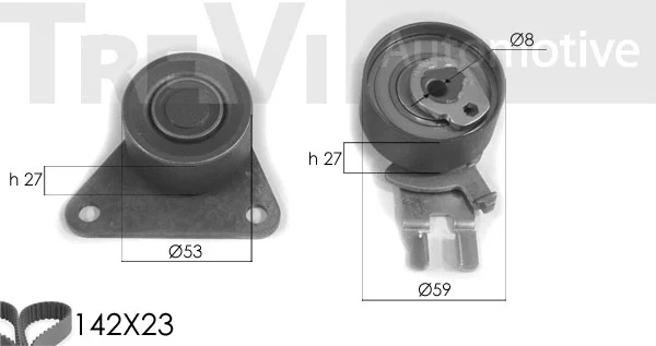 Kit de courroie crantée TREVI AUTOMOTIVE KD1237