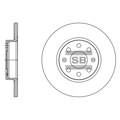 Disque de frein Hi-Q SD5504
