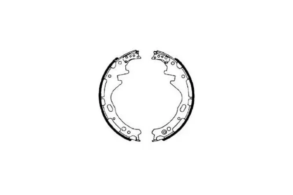 Jeu de mâchoires de frein E.T.F. 09-0475