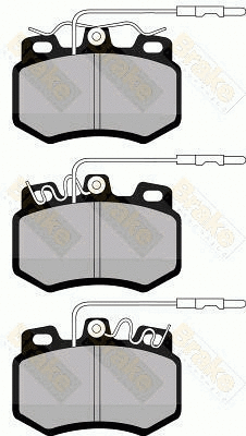 Kit de plaquettes de frein, frein à disque Brake ENGINEERING PA439