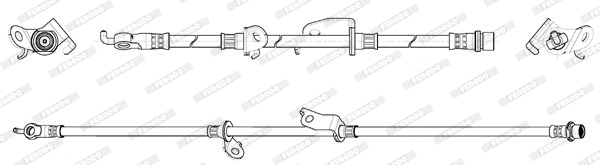 Flexible de frein FERODO FHY3300