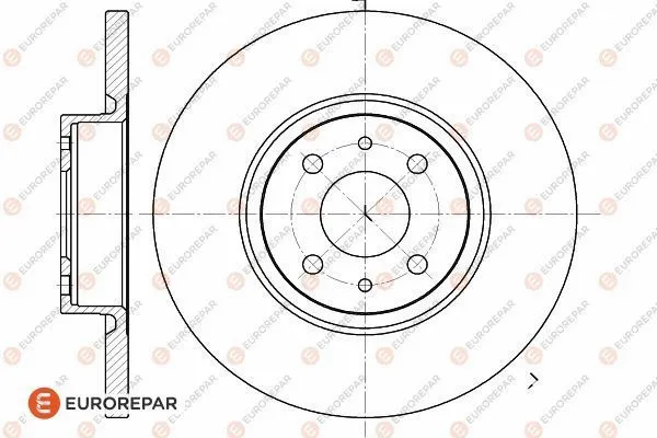 Disque de frein EUROREPAR 1618869380