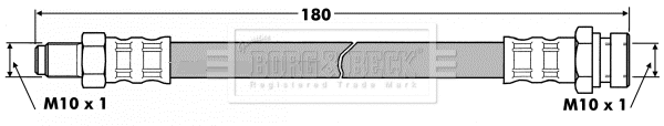 Flexible de frein BORG & BECK BBH7453
