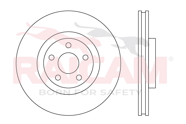 Disque de frein RAICAM RD01533