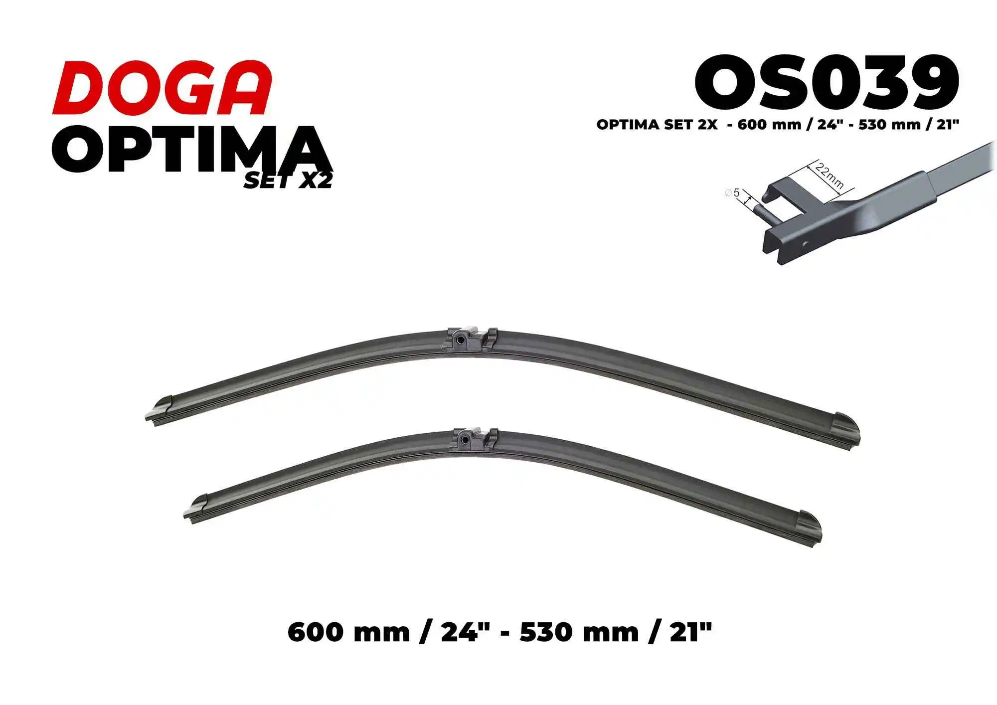 Balai d'essuie-glace DOGA OS039