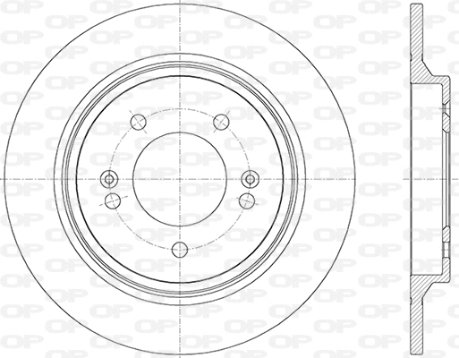 Disque de frein OPEN PARTS BDR2839.10