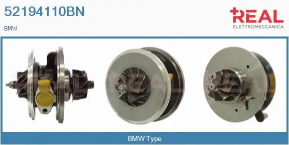 Groupe carter, turbocompresseur REAL 52194110BN