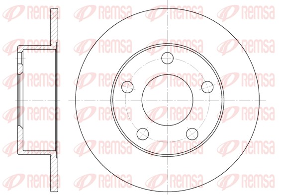 Disque de frein REMSA 6803.00