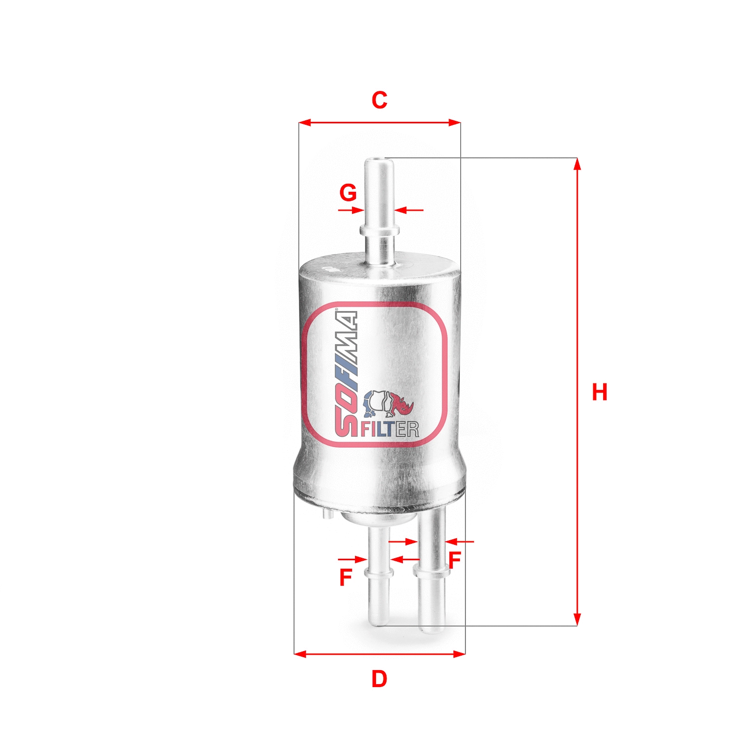 Filtre à carburant SOFIMA S 1855 B