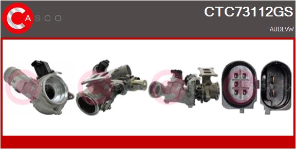 Turbocompresseur, suralimentation CASCO CTC73112GS