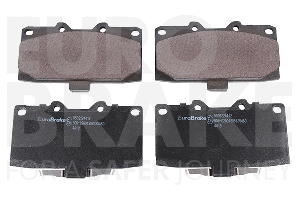 Kit de plaquettes de frein, frein à disque EUROBRAKE 5502224412