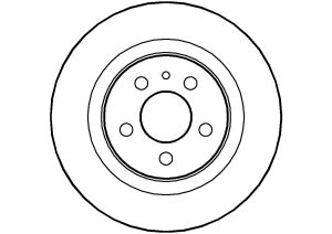 Disque de frein ABTEX BD1102S