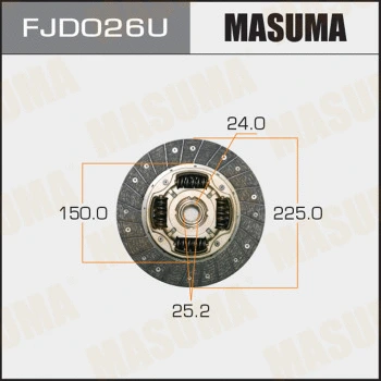 Disque d'embrayage MASUMA FJD026U