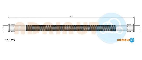 Flexible de frein ADRIAUTO 35.1203