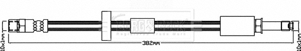 Flexible de frein BORG & BECK BBH8298