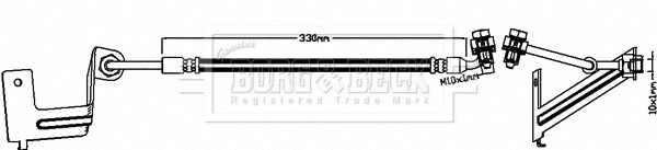 Flexible de frein BORG & BECK BBH8637