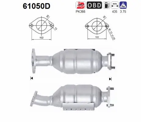 Catalyseur AS 61050D