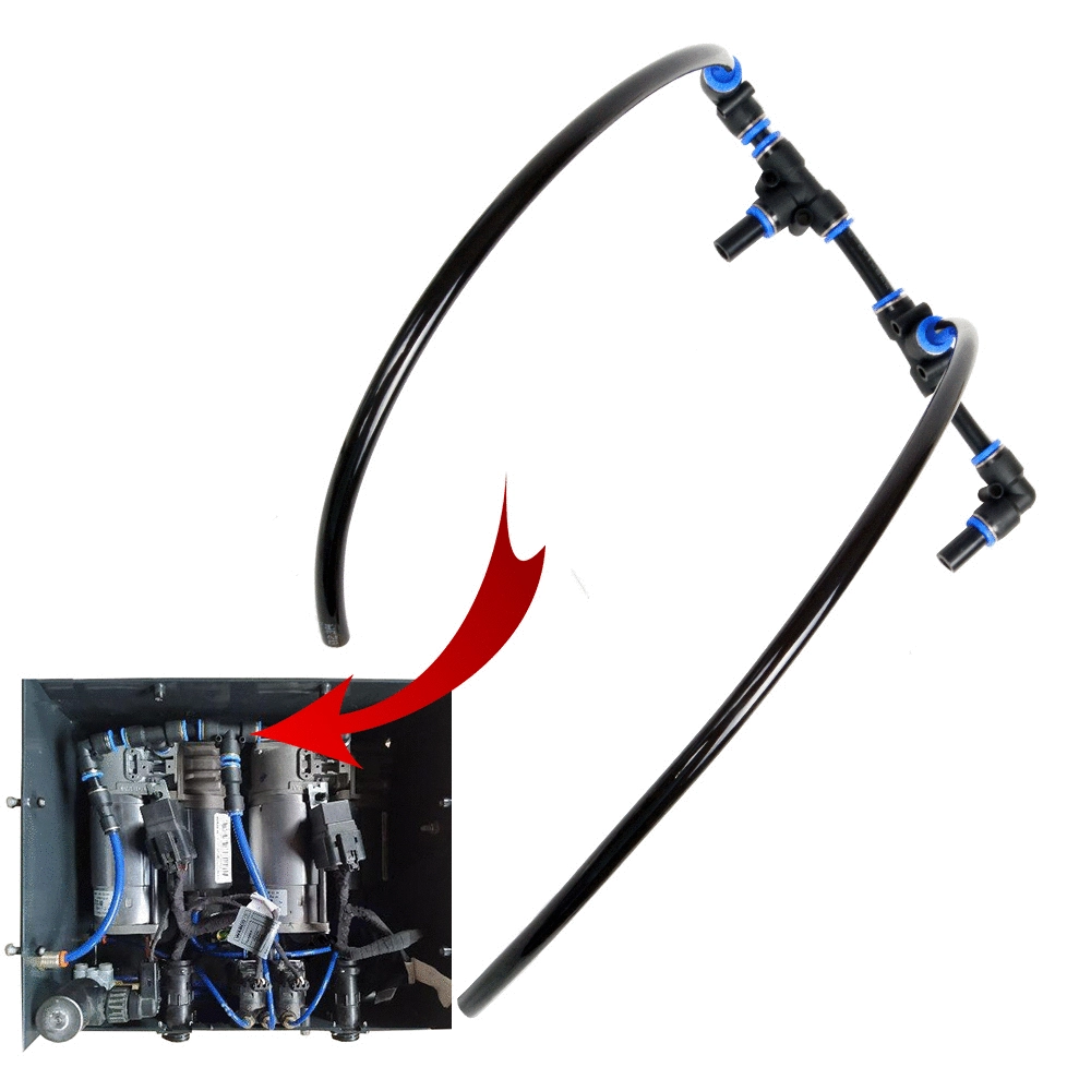 Connecteur, conduite d'air comprimé Miessler Automotive 31105-01-1483