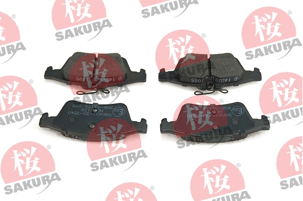 Kit de plaquettes de frein, frein à disque SAKURA 601-30-3540