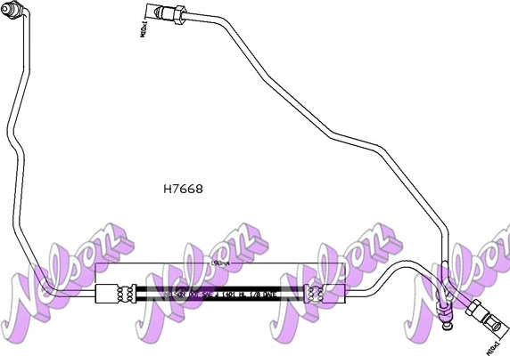 Flexible de frein BROVEX-NELSON H7668