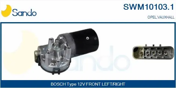Moteur d'essuie-glace SANDO SWM10103.1