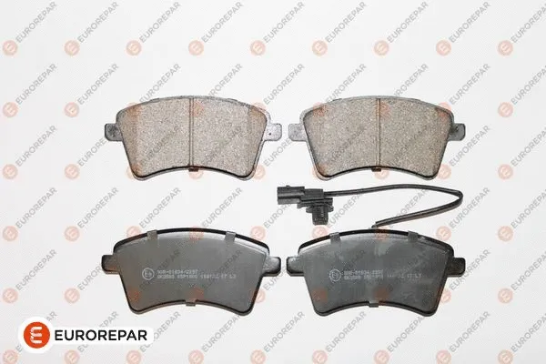 Kit de plaquettes de frein, frein à disque EUROREPAR 1681167880