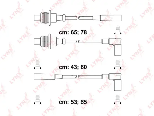 Kit de câbles d'allumage LYNXAUTO SPC6120