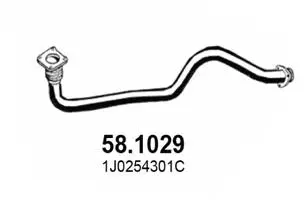 Tuyau d'échappement ASSO 58.1029