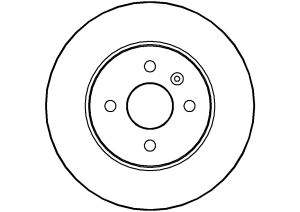 Disque de frein ABTEX BD1138S