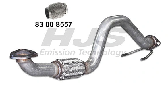 Tuyau d'échappement HJS 91 11 1617