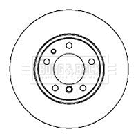 Disque de frein BORG & BECK BBD4003