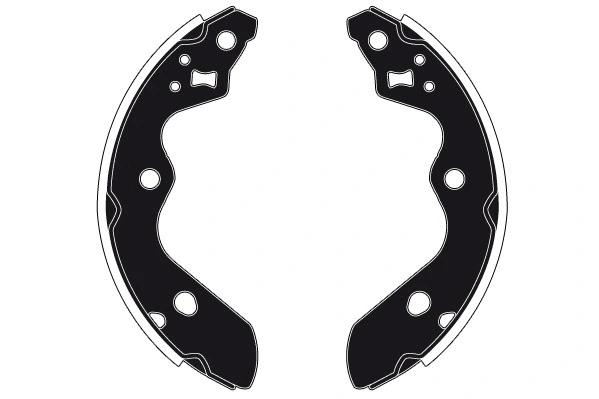 Jeu de mâchoires de frein RAICAM RA30750