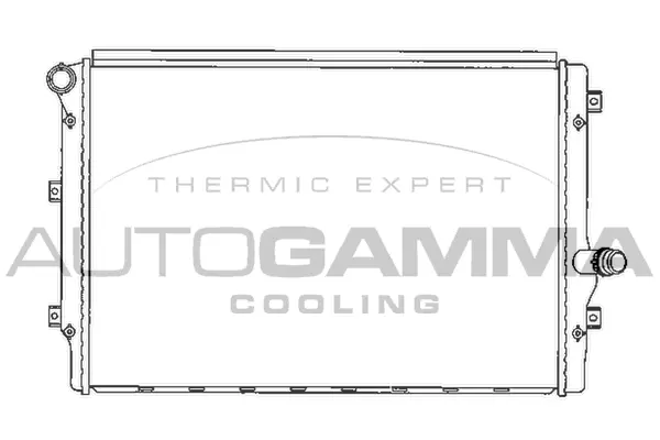 Radiateur, refroidissement du moteur AUTOGAMMA 103614