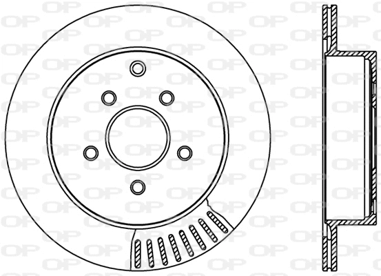 Disque de frein OPEN PARTS BDR2402.20