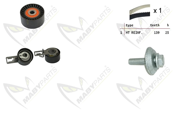 Kit de courroie crantée MABYPARTS OBK010106