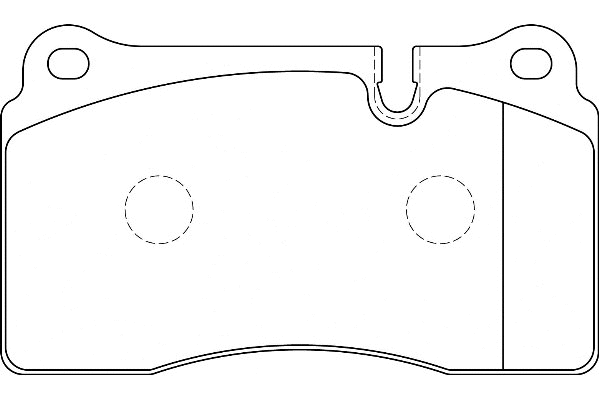 Kit de plaquettes de frein, frein à disque Omnicraft 2134986