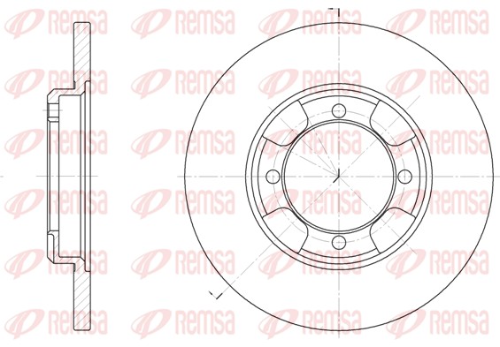 Disque de frein REMSA 6388.00