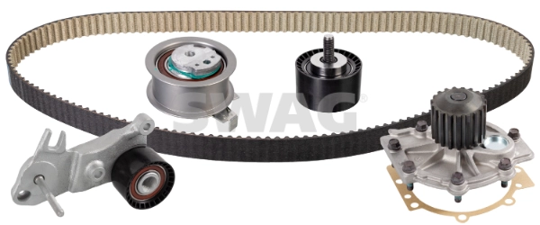 Pompe à eau + kit de courroie crantée SWAG 33 10 4137
